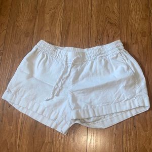 Cream shorts